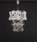 Murano Glass Chrome Pendant Light by Carlo Nason for Kalmar 3