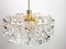 Brass and Crystal Glass Chandelier by Kinkeldey, Germany, 1970s 8