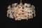 Brass and Crystal Glass Chandelier by Kinkeldey, Germany, 1970s 7