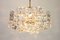 Brass and Crystal Glass Chandelier by Kinkeldey, Germany, 1970s 6