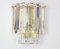 Large Crystal Glass Sconces Wall Lights from Kalmar, Austria, 1970s, Set of 2, Image 3