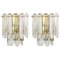 Large Crystal Glass Sconces Wall Lights from Kalmar, Austria, 1970s, Set of 2 1