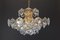 Large Gilt Brass and Crystal Glass Chandelier from Kinkeldey, Germany, 1960s 7