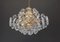 Large Gilt Brass and Crystal Glass Chandelier from Kinkeldey, Germany, 1960s, Image 2