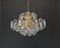 Large Gilt Brass and Crystal Glass Chandelier from Kinkeldey, Germany, 1960s 12