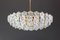 Large Brass and Crystal Glass Chandelier from Kinkeldey, Germany, 1970s, Image 4