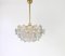 Gilt Brass and Crystal Glass Chandelier from Kinkeldey, Germany, 1970s, Image 11