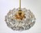 Gilt Brass and Crystal Glass Chandelier from Kinkeldey, Germany, 1970s, Image 10