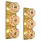 Crystal Glass Wall Sconces by Gaetano Sciolari for Peill & Putzler, Set of 2 1