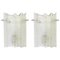 Murano Ice Glass Vanity Sconces from Kaiser, Germany, 1970s, Set of 2, Image 1