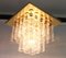Large Brass Crystal Glass Chandelier from Limburg, Germany, 1960s 2