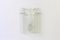 Murano Ice Glass Vanity Sconces from Kaiser, Germany, 1970s, Set of 2 5