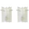 Murano Ice Glass Vanity Sconces from Kaiser, Germany, 1970s, Set of 2 2