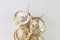 Golden Gilded Brass and Crystal Sconce from Palwa, Germany, 1960s, Image 3