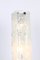 Large Murano Glass Sconces Chrome Wall Fixtures from Hillebrand, Germany, Image 7