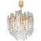 Brass and Crystal Glass Chandelier from Kinkeldey, Germany, 1970s, Image 2