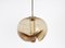 Large Smoked Glass Pendant Light from Peill & Putzler, Germany, 1970s, Image 6
