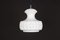 Mid-Century White Glass Pendant Ceiling Lamp from Peill & Putzler, Germany 3