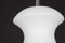 Mid-Century White Glass Pendant Ceiling Lamp from Peill & Putzler, Germany 4