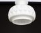 Mid-Century White Glass Pendant Ceiling Lamp from Peill & Putzler, Germany 7