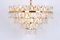 Large Chandelier Corina in Gilt Brass and Glass from Kalmar, Austria, 1970s 6