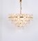 Large Chandelier Corina in Gilt Brass and Glass from Kalmar, Austria, 1970s 7