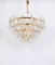 Large Chandelier Corina in Gilt Brass and Glass from Kalmar, Austria, 1970s 12