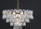 Large Chandelier Corina in Gilt Brass and Glass from Kalmar, Austria, 1970s, Image 3