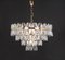 Large Chandelier Corina in Gilt Brass and Glass from Kalmar, Austria, 1970s 2