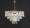 Large Chandelier Corina in Gilt Brass and Glass from Kalmar, Austria, 1970s, Image 2