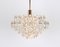 Chandelier in Brass and Crystal Glass from Kinkeldey, Germany, 1960s, Image 9