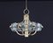 Large Brass and Crystal Glass Pendant from Sische, Germany, 1970s 8