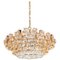 Gilt Brass and Crystal Chandelier by Sciolari for Palwa, Germany, 1970s 1