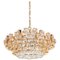 Gilt Brass and Crystal Chandelier by Sciolari for Palwa, Germany, 1970s, Image 1