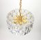 Gilt Brass and Crystal Glass Chandelier Palazzo from Kalmar, Austria, 1970s 5