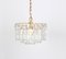 Gilt Brass and Crystal Glass Chandelier Palazzo from Kalmar, Austria, 1970s 2