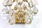 Large Golden Gilded Brass and Crystal Sconces from Palwa, Germany, 1970s, Set of 2, Image 2