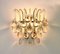 Large Golden Gilded Brass and Crystal Sconces from Palwa, Germany, 1970s, Set of 2 3