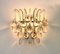 Large Golden Gilded Brass and Crystal Sconces from Palwa, Germany, 1970s, Set of 2, Image 3