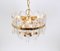 Gilt Brass and Crystal Glass Chandelier Corina from Kalmar, Austria, 1970s 4