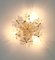 Small Murano Flower Wall Light from Ernst Palme, Germany, 1970s 5