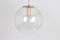 Large Glass Ball Pendant from Limburg, Germany, 1970s 3