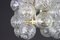 Small Sputnik Pendant Light with Murano Glass Balls from Doria, Germany, 1970s 8