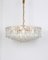 Large Gilt Brass Glass Chandelier Palazzo from Kalmar, Austria, 1970s, Image 11