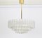 Murano Ice Glass Tubes Chandelier from Doria, Germany, 1960s 11