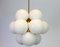 Opal Glass Molecular Shape Chandelier from Kaiser, Germany, 1970s 2