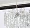 Large Murano Ice Glass Chandelier from Kalmar, Austria, 1960s, Image 12