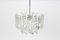 Large Murano Ice Glass Chandelier from Kalmar, Austria, 1960s, Image 11