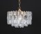 Gilt Brass and Crystal Glass Light Chandelier Palazzo from Kalmar, Austria, 1970s 14