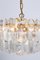 Gilt Brass and Crystal Glass Light Chandelier Palazzo from Kalmar, Austria, 1970s 9
